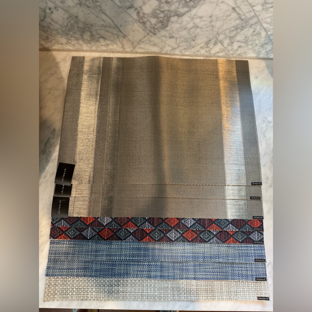 8 Chilewich Assorted Placemats. 3 are NWT